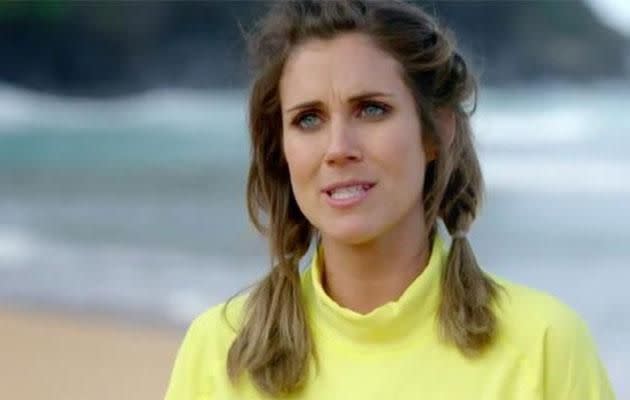 Georgia Love was not happy with Courtney's vague attitude. Source: Network Ten