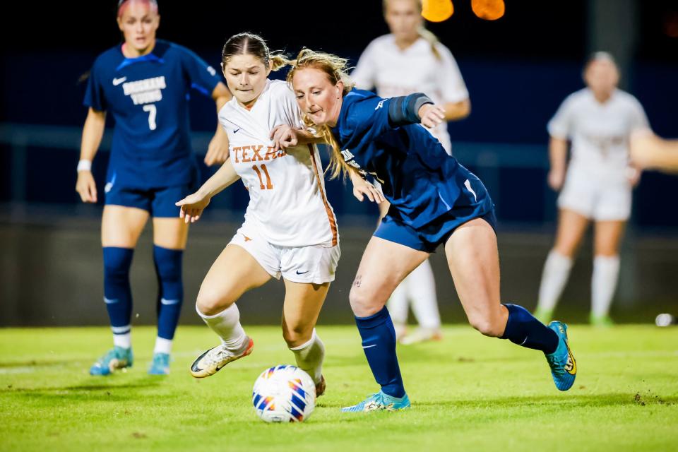 Big 12 soccer championship game Texas defeats BYU, hands the Cougars