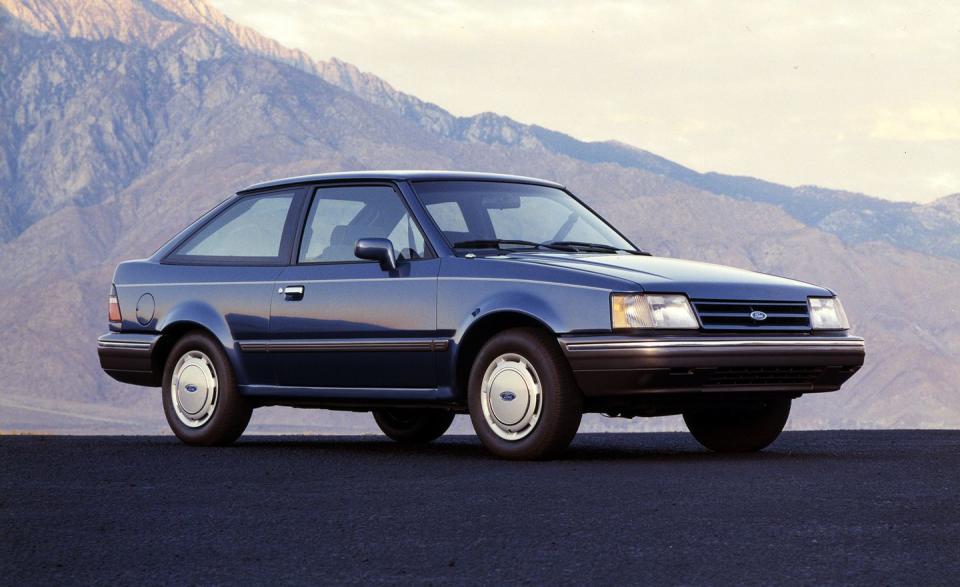 <p>The Ford Escort is the best-selling car in 1988, the second year in a row-and the second year in which it beats out the Ford Taurus for the top spot. The Escort can be had for as little as $6632 in base-model Pony trim.</p>