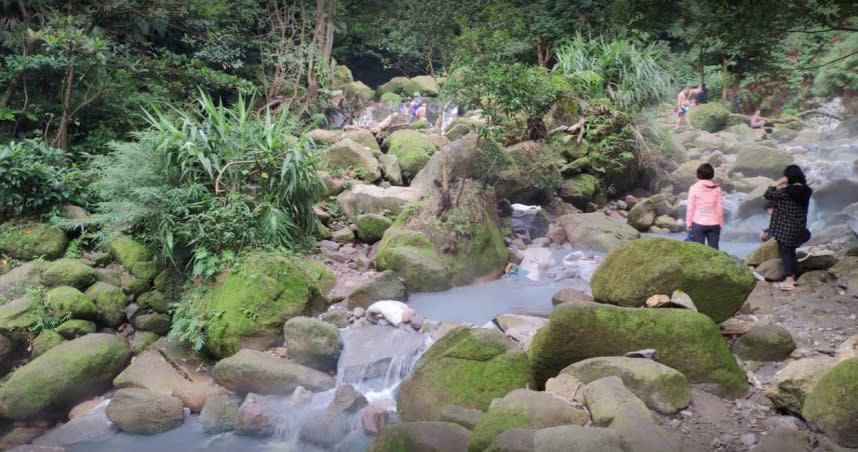 婦人在八煙野溪溫泉禁區失足遭湍急溪水沖走。（示意圖／翻攝GOOGLE MAPS）