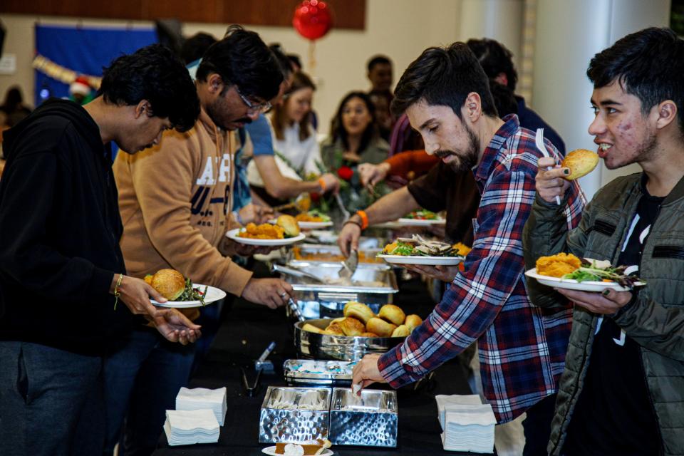 The University of Delaware's Center for Global Programs & Services hosted Thanksgiving on Campus at STAR Tower Audion in Newark, Sunday, Nov. 19, 2023.