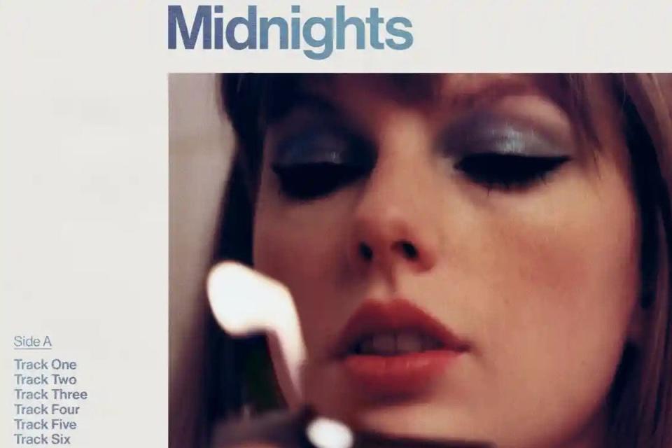 The star’s latest album, Midnights, dropped at midnight on October 21 (Taylor Swift)