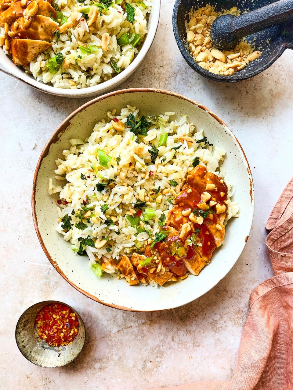 This sticky rice bowl is ready in just 30 minutes (Rice Association)