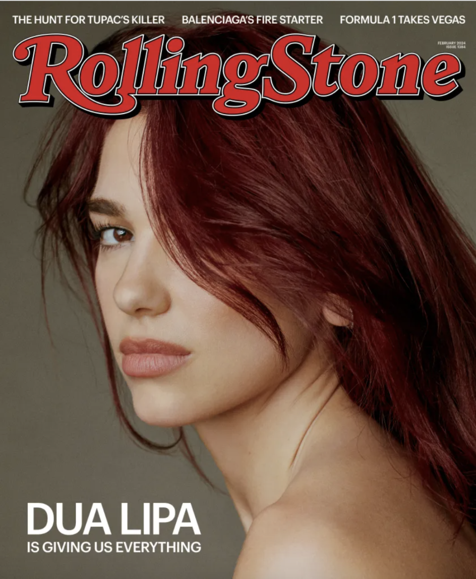 Dua Lipa for Rolling Stone