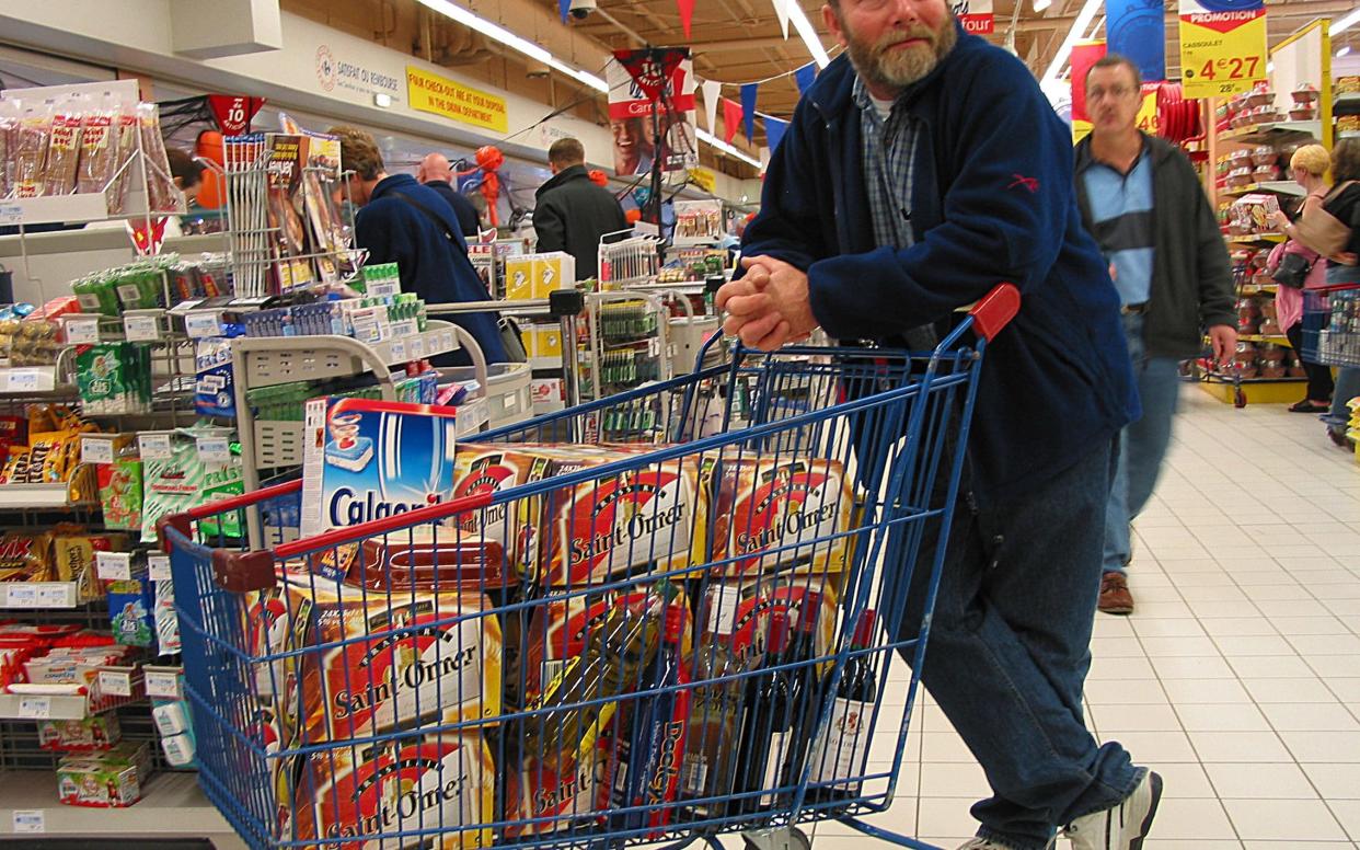 Currently people have to travel to France for cheaper wine and beer rather than shop on the ferry - Peter Payne/Peter Payne