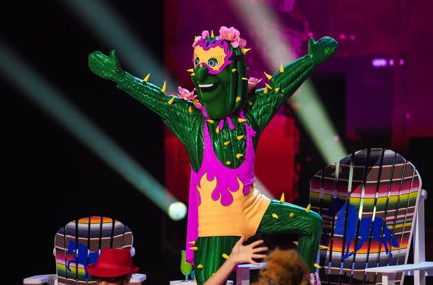 Cactus on The Masked Dancer (Photo: Kieron McCarron/ITV)
