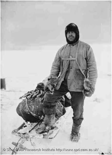 Captain Robert Falcon Scott was the first British explorer to reach the South Pole. He died on the return journey back to base camp along with his team of four explorers.