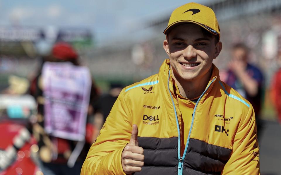 Oscar Piastri of Australia and McLaren F1 Team participates in the drivers parade prior to the F1 Grand Prix of Australia at Melbourne Grand Prix Circuit on April 2, 2023 in Melbourne, Australia - Qian Jun/Getty Images