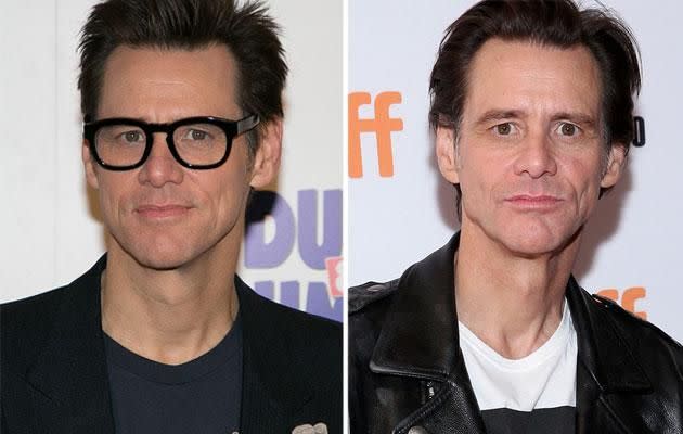 (L-R) A photo of Jim at an event several months ago; A photo of Jim taken last night. Source: Getty