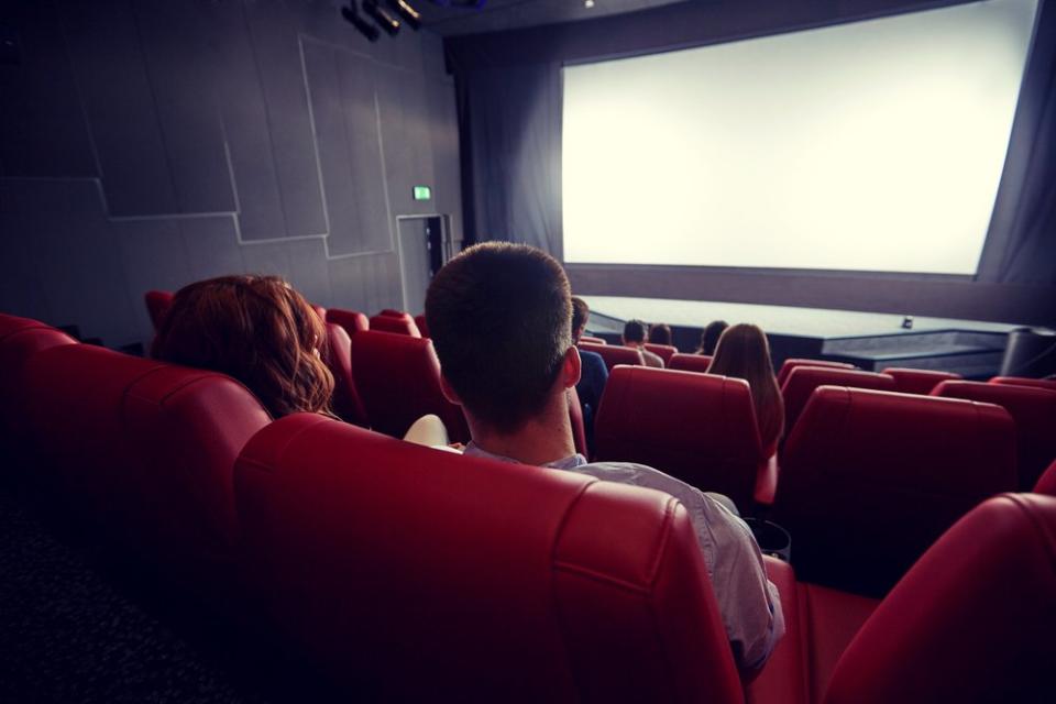 inside a movie theater