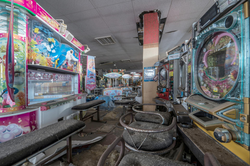 Spielhalle in Fukushima, Japan