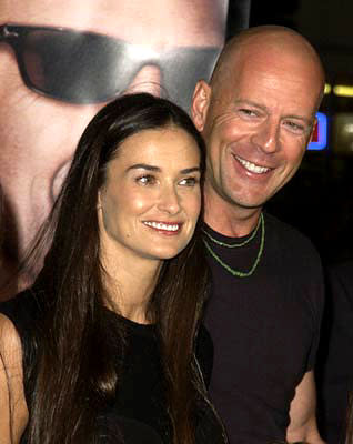 Demi Moore and Bruce Willis at the Westwood premiere of MGM's Bandits