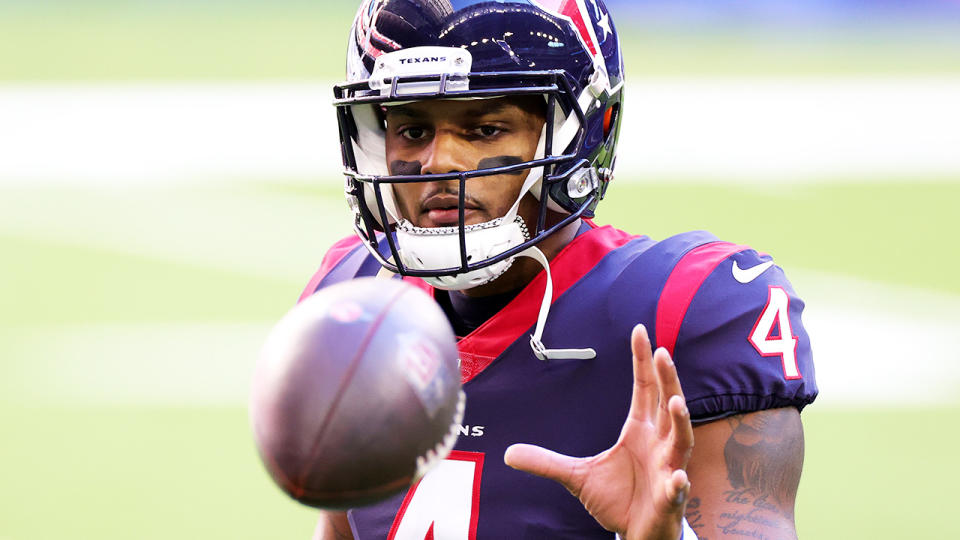 Deshaun Watson, pictured here in action for the Houston Texans in 2021.