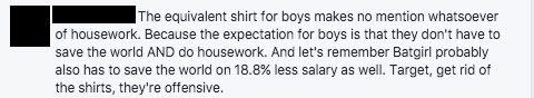 Target found plenty of support for the T-shirt online. Source: Facebook