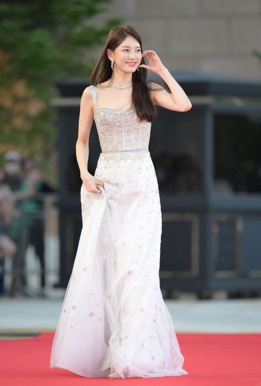 INCHEON, SOUTH KOREA - JULY 19: South Korean actress and singer Suzy attends the 2nd Blue Dragon Series Awards at Paradise City Hotel on July 19, 2023 in Incheon, South Korea. (Photo by The Chosunilbo JNS/Imazins via Getty Images)