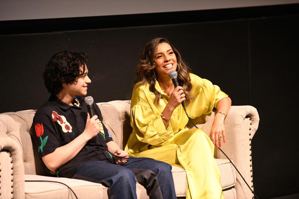 Ignacio Diaz-Silverio and Christina Vidal, stars of Shea Serrano's 'Primo' speak at a Q&A panel at the ATX TV Festival.