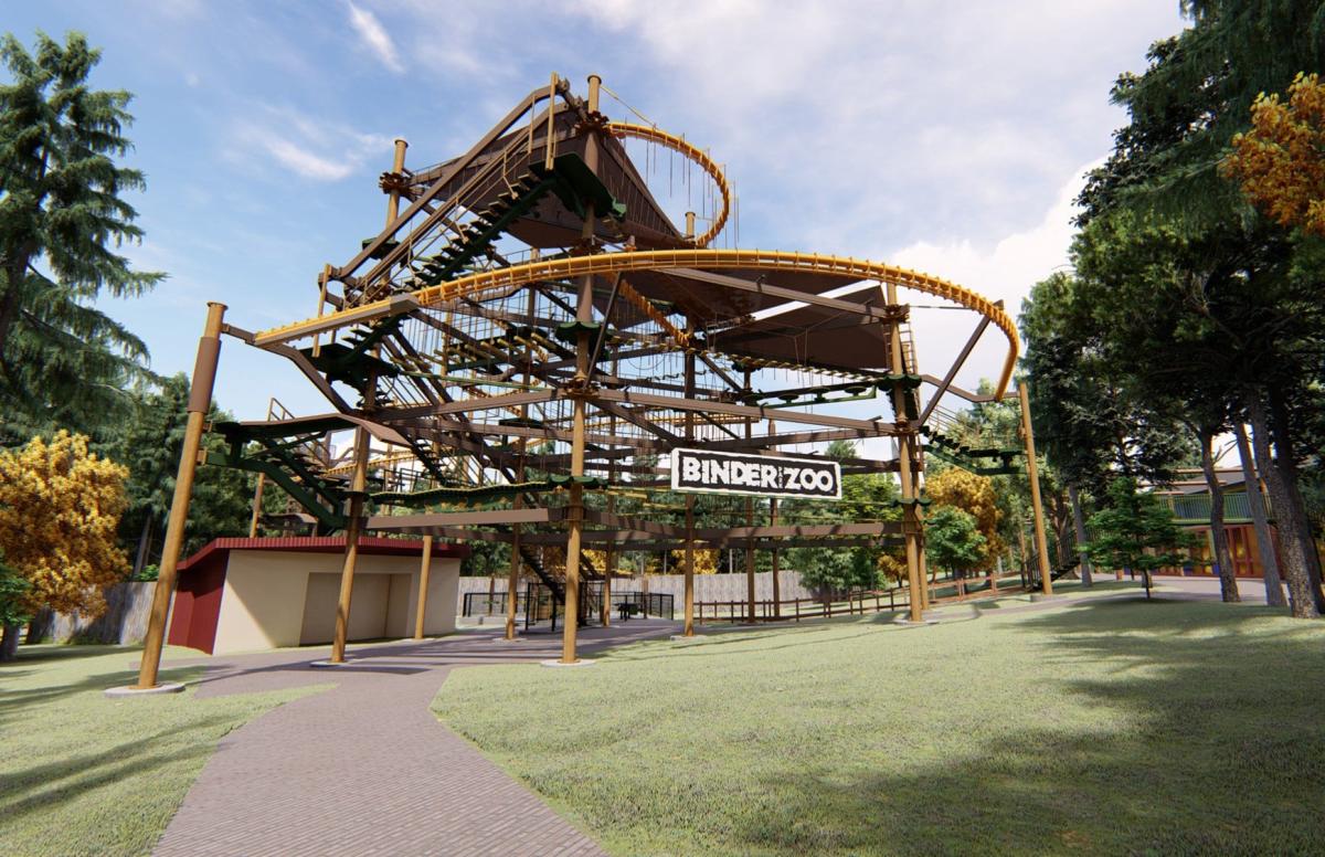 Binder Park Zoo is building a 2 million high ropes course and zip line