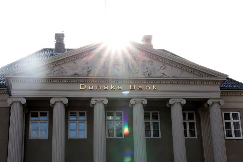 FILE PHOTO: A view of the Danske bank headquarters in Copenhagen