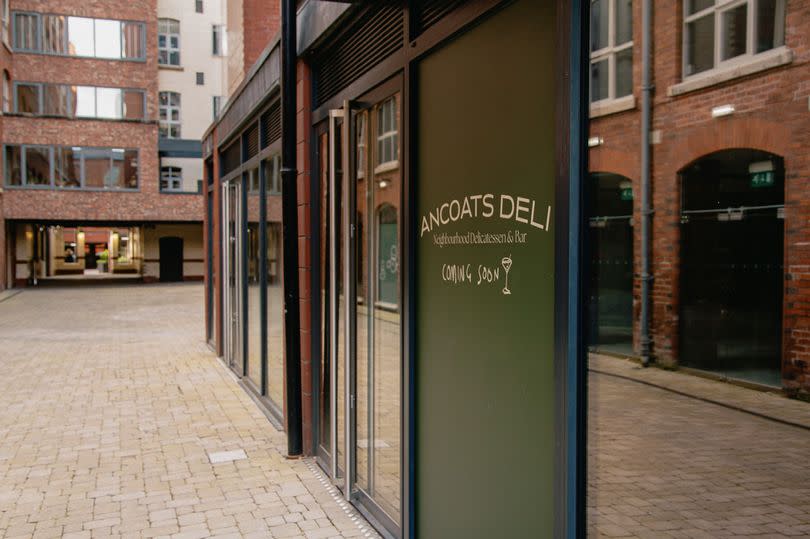 Tucked away on an Ancoats courtyard, Ancoats Deli will open this July