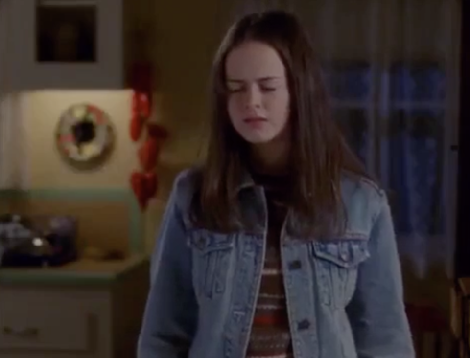 Rory Gilmore looking annoyed