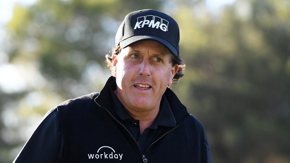 Mickelson walked away with bragging rights and a big winner’s cheque. Pic: Getty