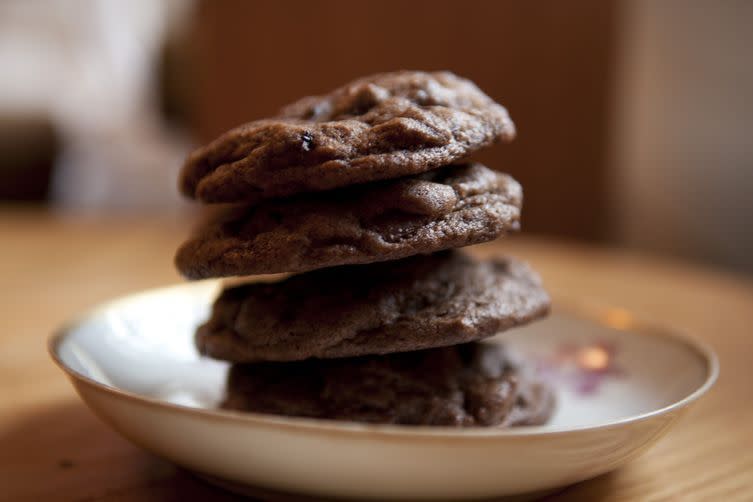 Double Chocolate Espresso Cookies