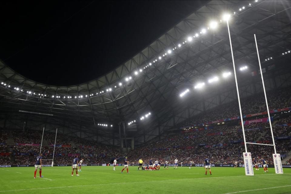 Marseille’s Stade Velodrome will host France and Ireland with the Stade de France unavailable (Getty)
