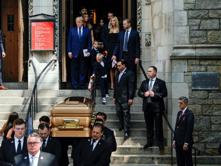 Pallbearers Ivana Trump