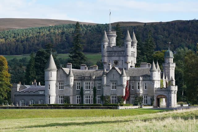 <p>Andrew Milligan/PA Images via Getty</p> An exterior view of Balmoral Castle in Aberdeenshire, Scotland.