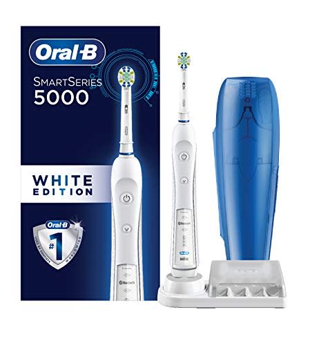 Oral-B Pro 5000 Smartseries Power Rechargeable Electric Toothbrush with Bluetooth Connectivity,…