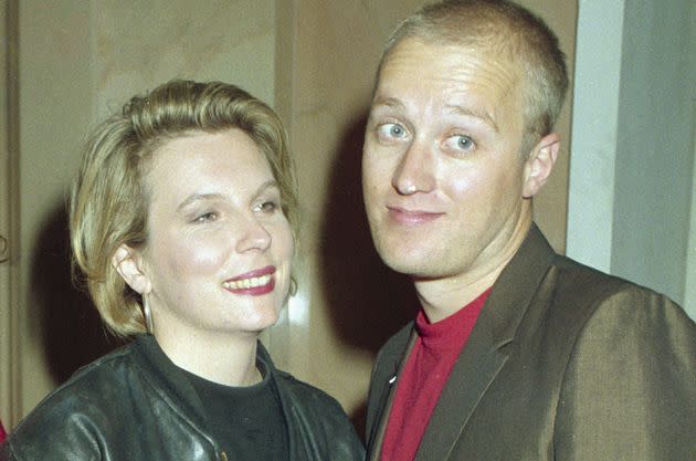 Jennifer Saunders and Adrian Edmondson in 1989 (Photo: Dave Benett via Getty Images)