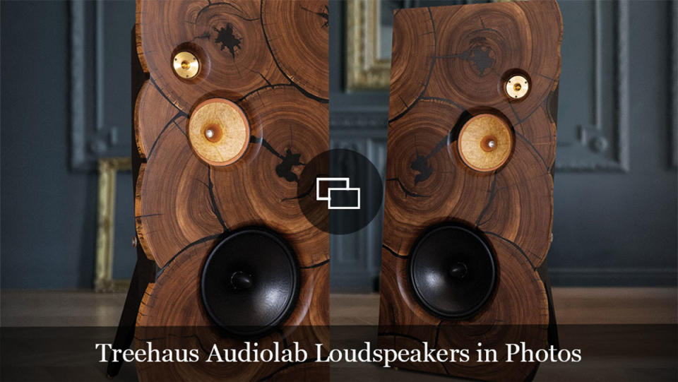 Full-range field-coil loudspeakers from Treehaus Audiolab.