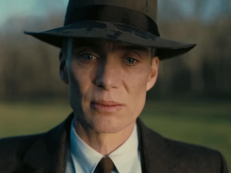 Cillian Murphy as J. Robert Oppenheimer in "Oppenheimer."