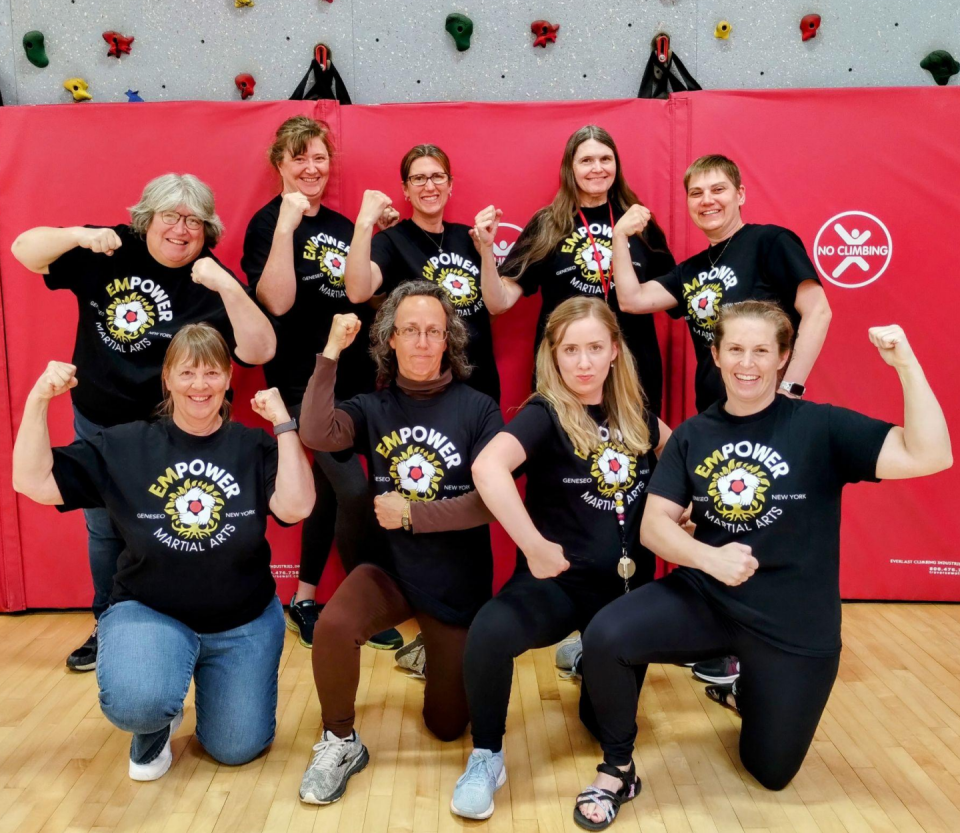 The Foundation for Dansville Education contracted with Jennifer Smith, owner and instructor at Empower Martial Arts in Geneseo, who came to Dansville in the spring to offer a session with staff and was invited back to provide training for high school students.