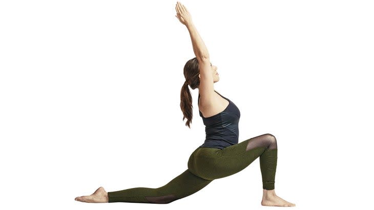 yoga for runners pose: low lunge