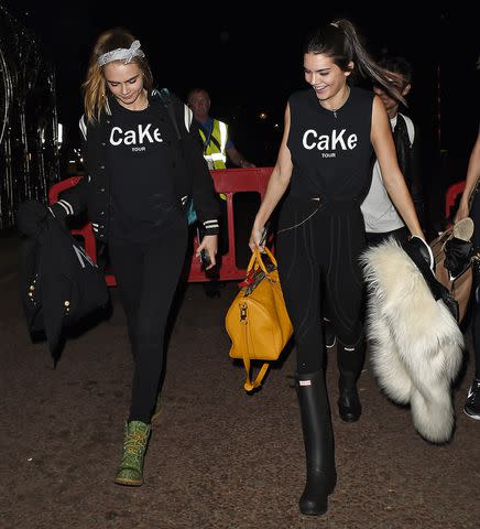 <p>GC Images</p> Cara Delevingne and Kendall Jenner in 2015.