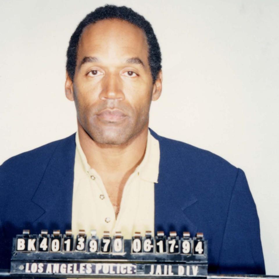 Los Angeles Police Department mugshot of OJ Simpson