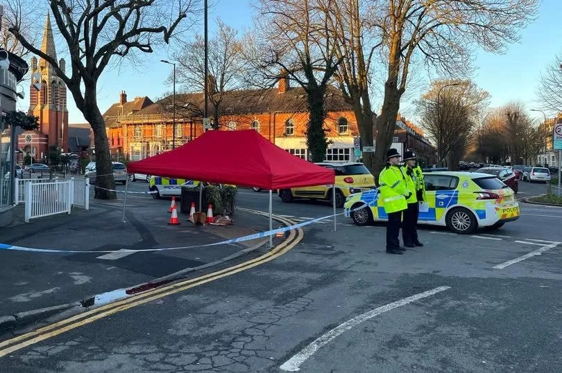 A police cordon in Hull following the killing of Claudia Kambanza. (Reach)



