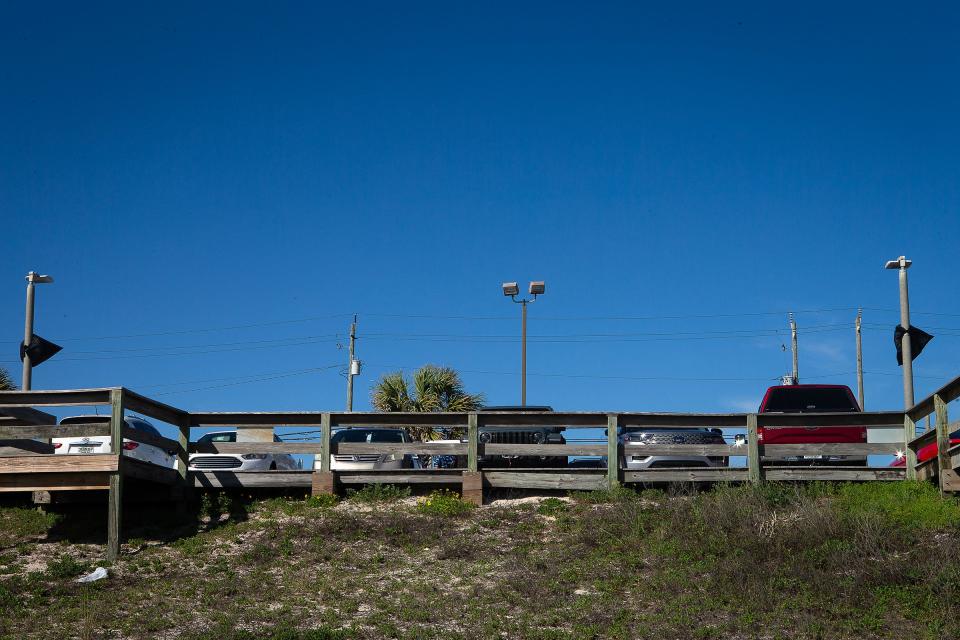 Parking at M.B. Miller County Pier in Panama City Beach.