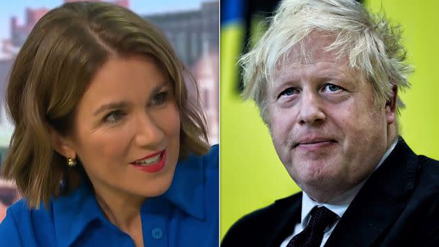 Susanna Reid questioned campaigns to bring Boris Johnson back into government