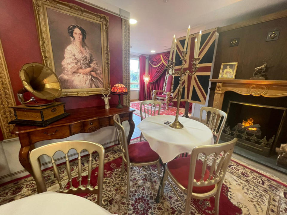 The home was transformed into Buckingham Palace (Care UK/PA Real Life)