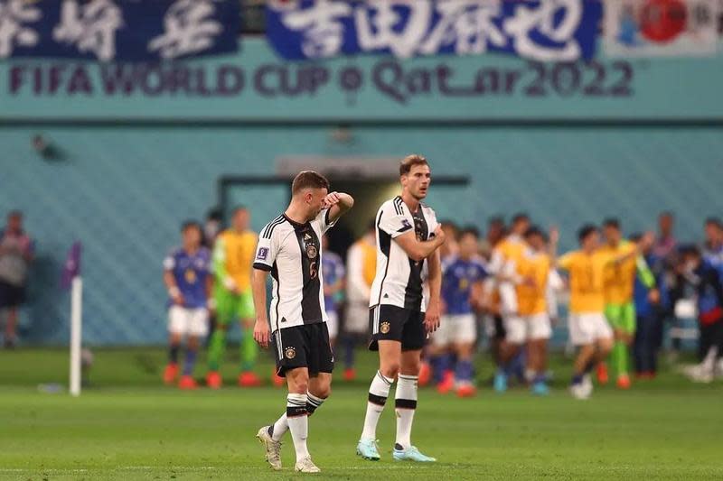 創下世足史上控球率最低的前兩名隊伍南韓與日本，都分別在改寫紀錄同擊敗德國。（翻攝自德國足球台灣應援會）