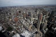 Vista de Nueva York desde el One World Observatory. Como no podía ser de otra manera, las vistas son espectaculares.