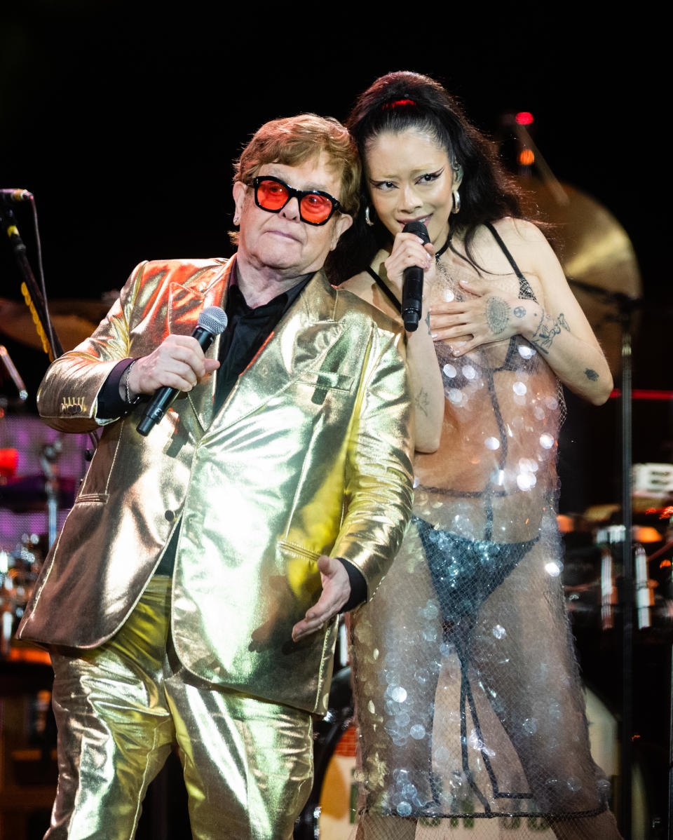 Elton John and Rina Sawayama