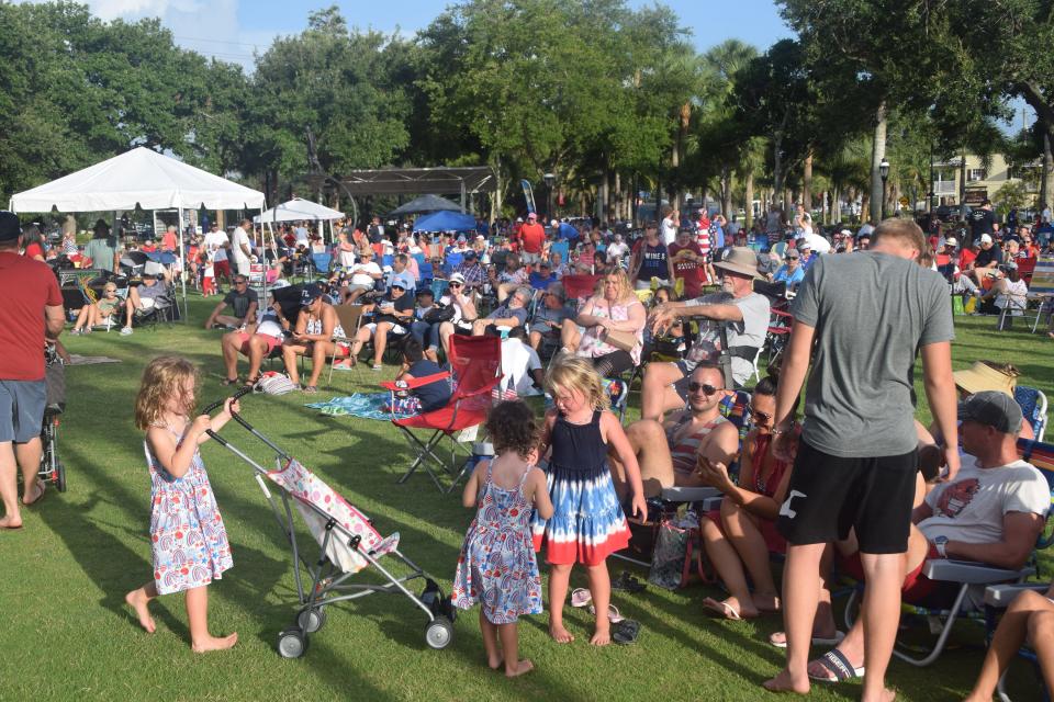 Thousands of people packed Riverside Park in Bonita Springs for the 2021 Star Spangled Bonita festival.