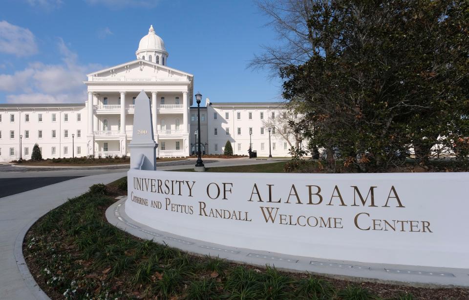 Jan 19, 2024; Tuscaloosa, AL, USA; The University of Alabama officially opened the Catherine and Pettus Randall Welcome Center in the historic Bryce Main building Friday.