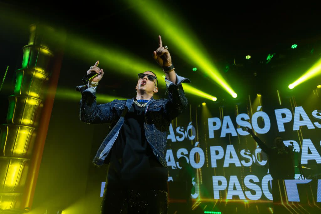 Daddy Yankee performs onstage during Billboard Latin Music Week 2021 at Faena Theater on September 22, 2021 in Miami Beach, Florida.