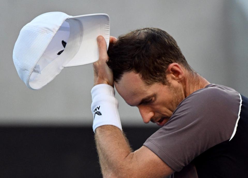 End of the road? Andy Murray exited the Australian Open first round for only the second time on Monday (REUTERS)
