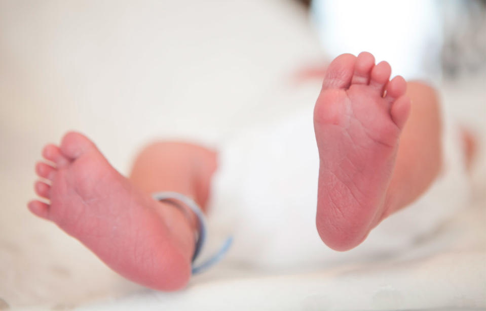 Baby Salvador was born weighing 1.7kg and is now being cared for in a neonatal hospital. Source: Getty/file