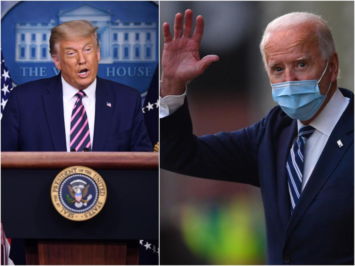 Donald Trump Joe Biden